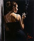 Fabian Perez SENSUAL TOUCH painting
